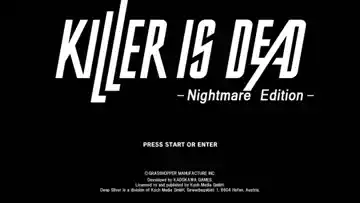 Killer Is Dead (USA) screen shot title